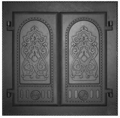 Дверка каминная ДК-6 400x400