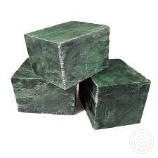 Камни Нефрит 15 кг куб.40-70 (ведро)