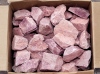 Камни для каменки малиновый кварцит колотый 20 кг