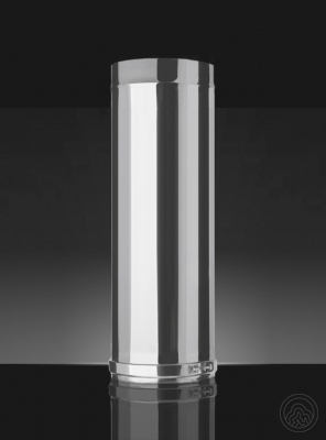 Craft Сэндвич труба дымохода 1000 мм, диаметр 150x250 мм, нержавеющая сталь AISI 316 и 304, 0.5 мм