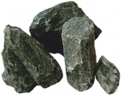 Камень для банной печи Змеевик Элит ведро 15 кг