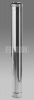 Труба дымохода длиной 1000 мм, диаметром 200 мм, из нержавеющей стали 0.5 мм