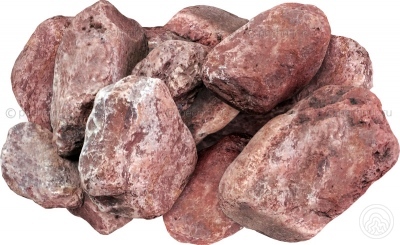 Камни для банной печи Яшма обвалованная ведро 10 кг
