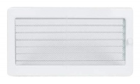 Вентиляционная решетка 170x300 белый с жалюзи
