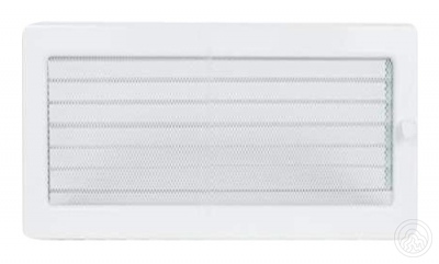 Вентиляционная решетка 170x300 белый с жалюзи