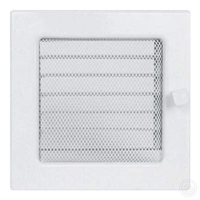 Вентиляционная решетка 170x170 белый с жалюзи